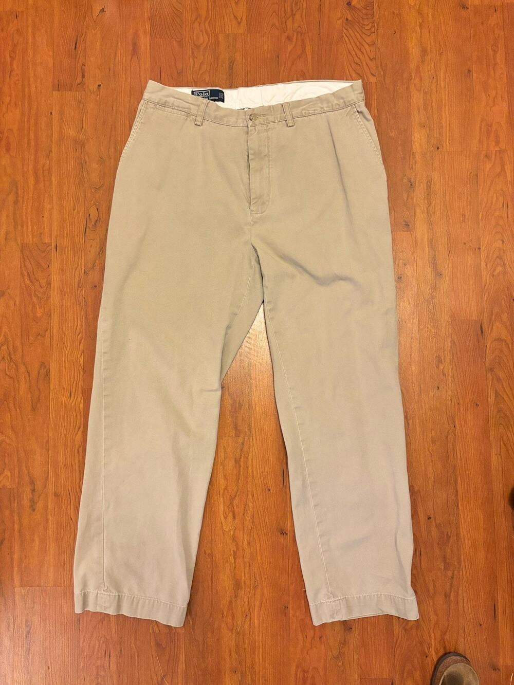 Polo Ralph Lauren Chino Pants Mens 34/30 Beige Preppy Prospect